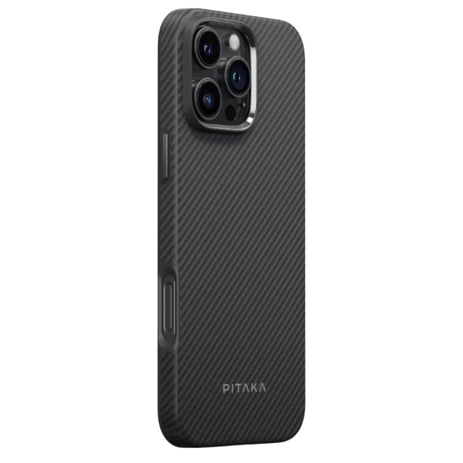 Чехол Pitaka Aramid UltraGuard Case for iPhone 16 Pro - 600D Black/Grey [Twill] (KI1603PPA)
