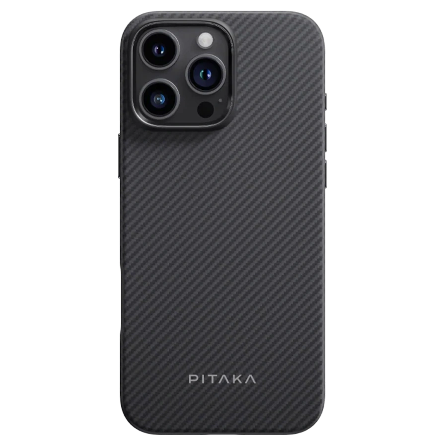 Чехол Pitaka Aramid UltraGuard Case for iPhone 16 Pro - 600D Black/Grey [Twill] (KI1603PPA)