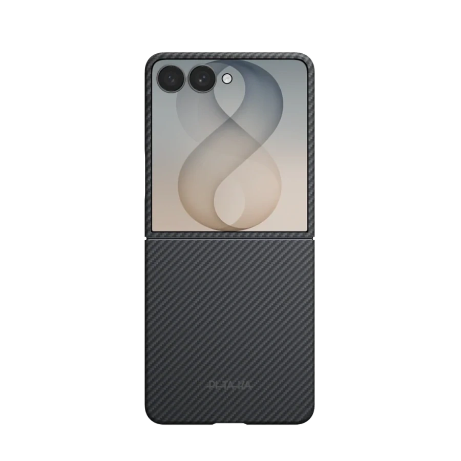 Чехол Pitaka Edge Case for Samsung Galaxy Z Flip8 - 600D Black/Grey [Twill]