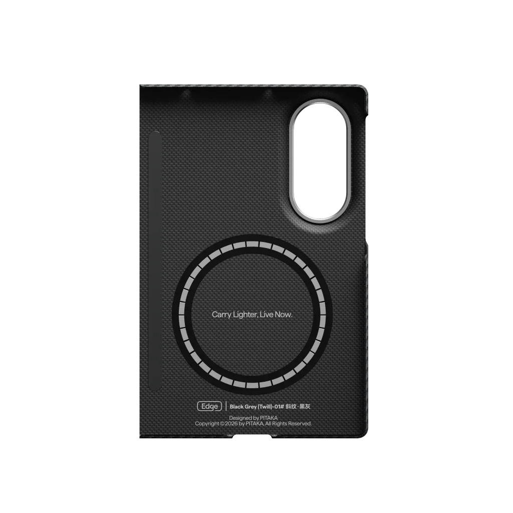 Чохол Pitaka Edge Case for Samsung Galaxy Z Fold8 - 600D Black/Grey [Twill]