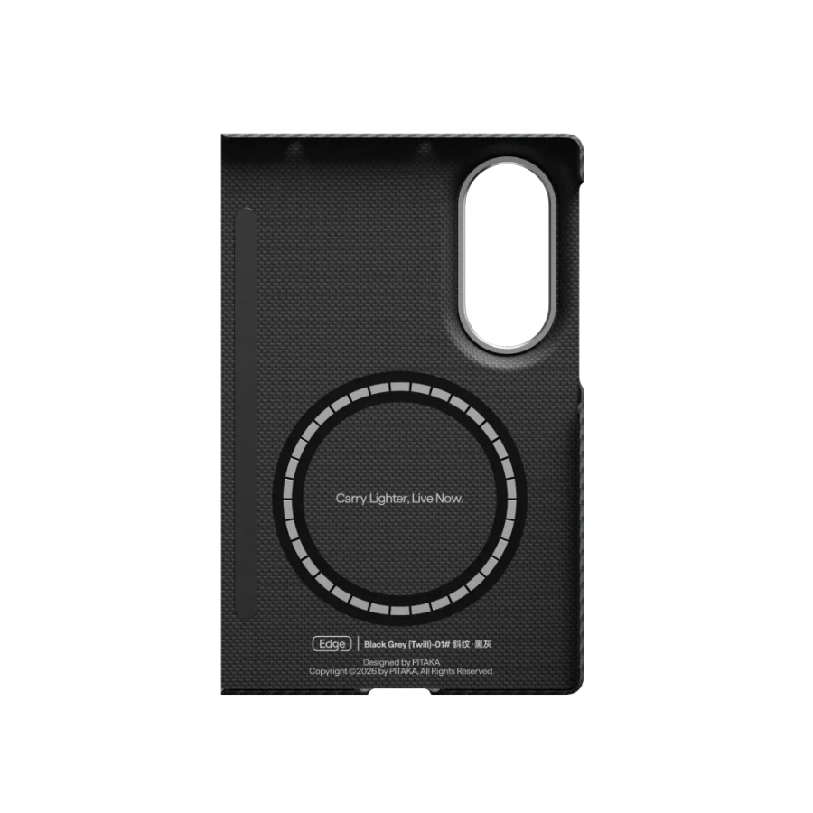 Чохол Pitaka Edge Case for Samsung Galaxy Z Fold8 - 600D Black/Grey [Twill]