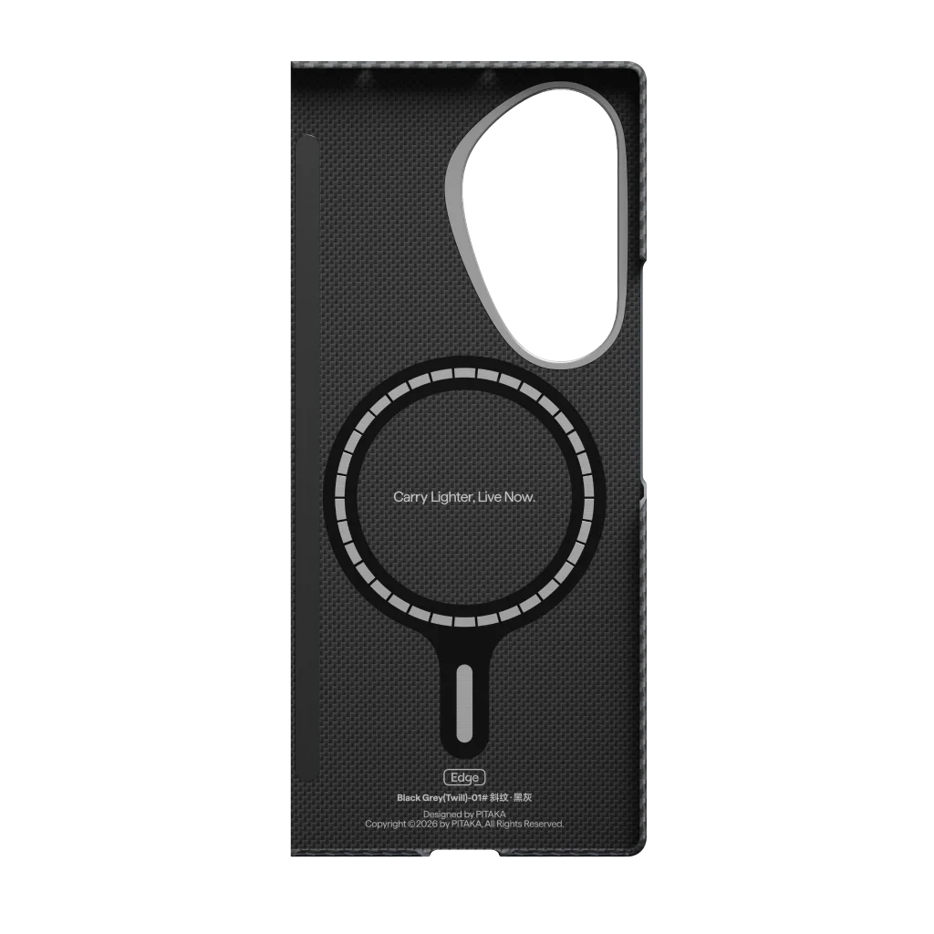 Чехол Pitaka Edge Case for Samsung Galaxy Z Fold8 Ultra - 600D Black/Grey [Twill]