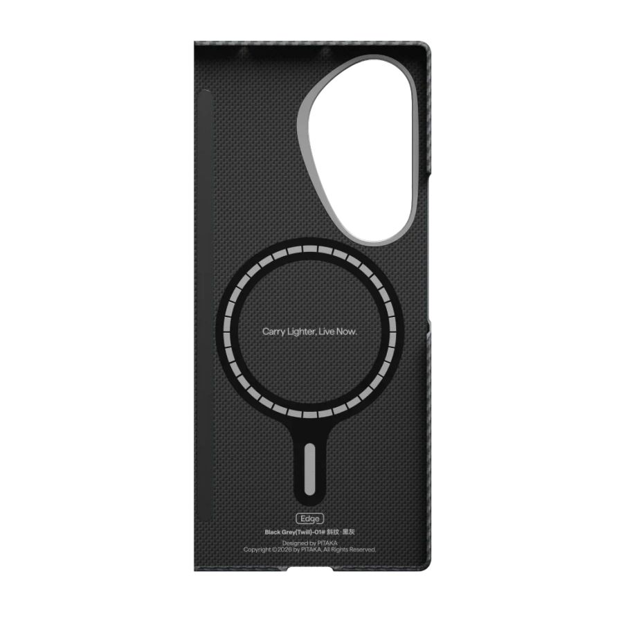 Чехол Pitaka Edge Case for Samsung Galaxy Z Fold8 Ultra - 600D Black/Grey [Twill]