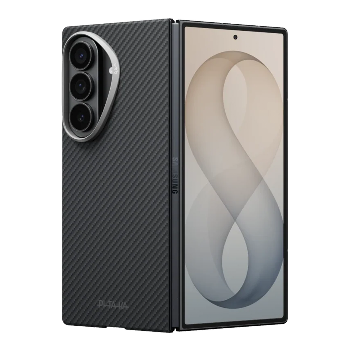 Чехол Pitaka Edge Case for Samsung Galaxy Z Fold8 Ultra - 600D Black/Grey [Twill]