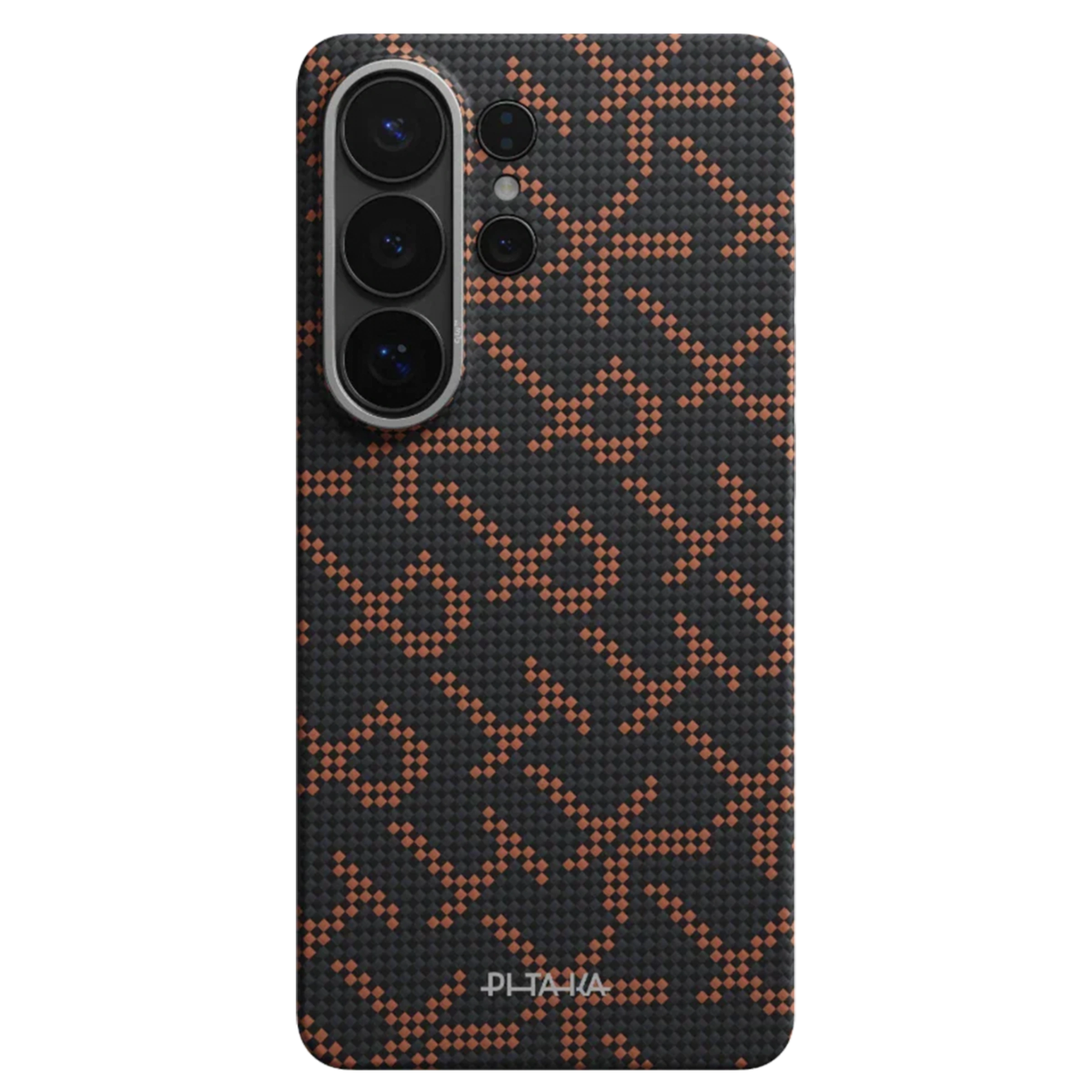 Чехол Pitaka Edge Ultra-Slim Case with Aaron Button for Samsung Galaxy S26 Ultra - Black/Orange (KS2602UPTK) Чехол Pitaka Edge Ultra-Slim Case with Aaron Button for Samsung Galaxy S26 Ultra - Black/Orange (KS2602UPTK)