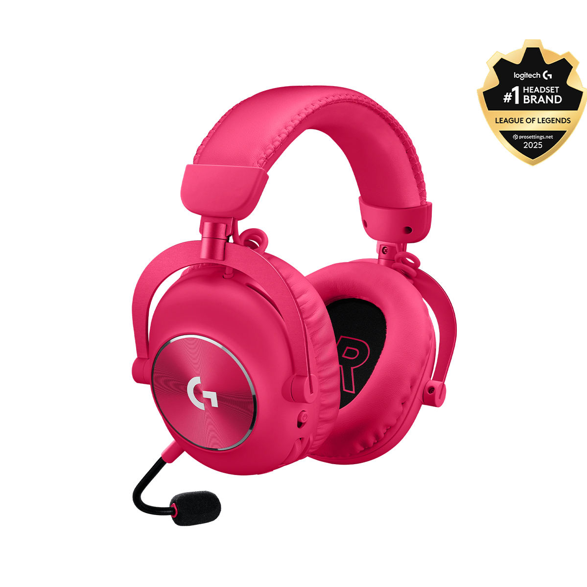 Ігрова гарнітура Logitech G Pro X 2 LIGHTSPEED Gaming-Headset - Magenta (981-001275)