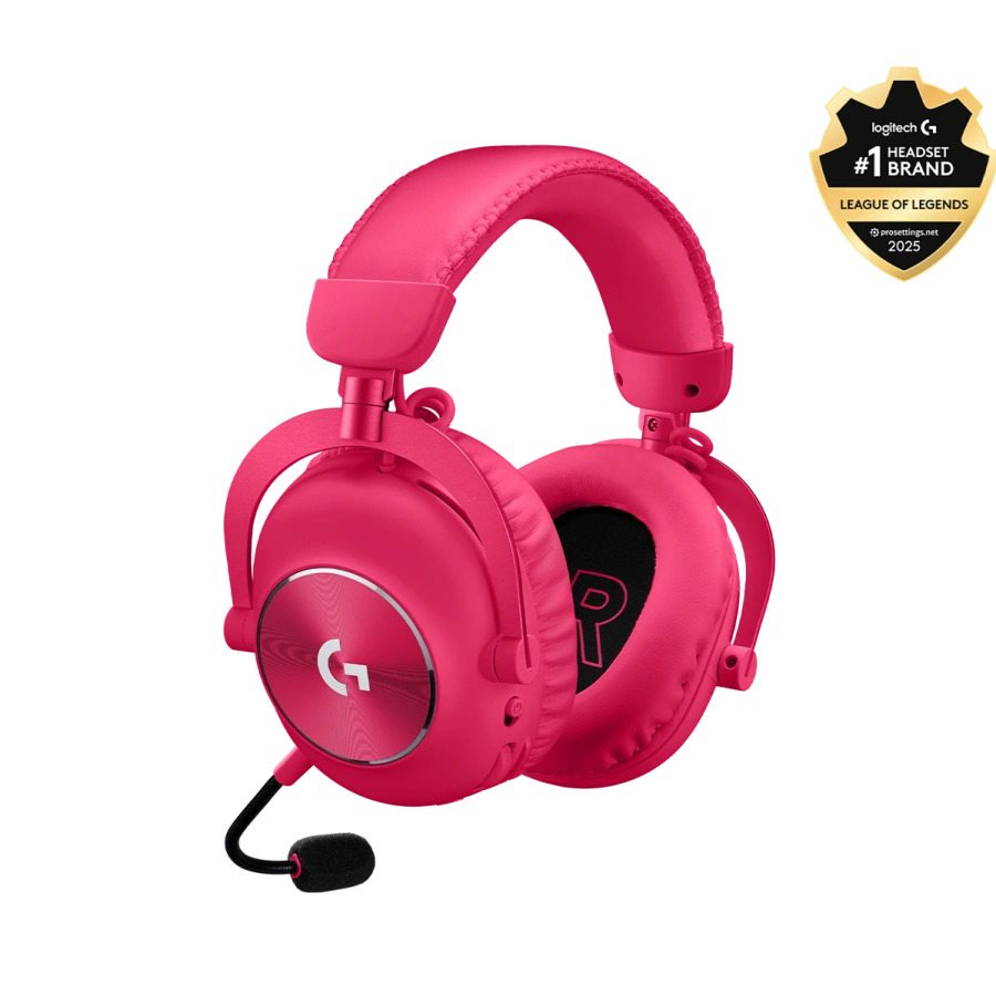 Ігрова гарнітура Logitech G Pro X 2 LIGHTSPEED Gaming-Headset - Magenta (981-001275)