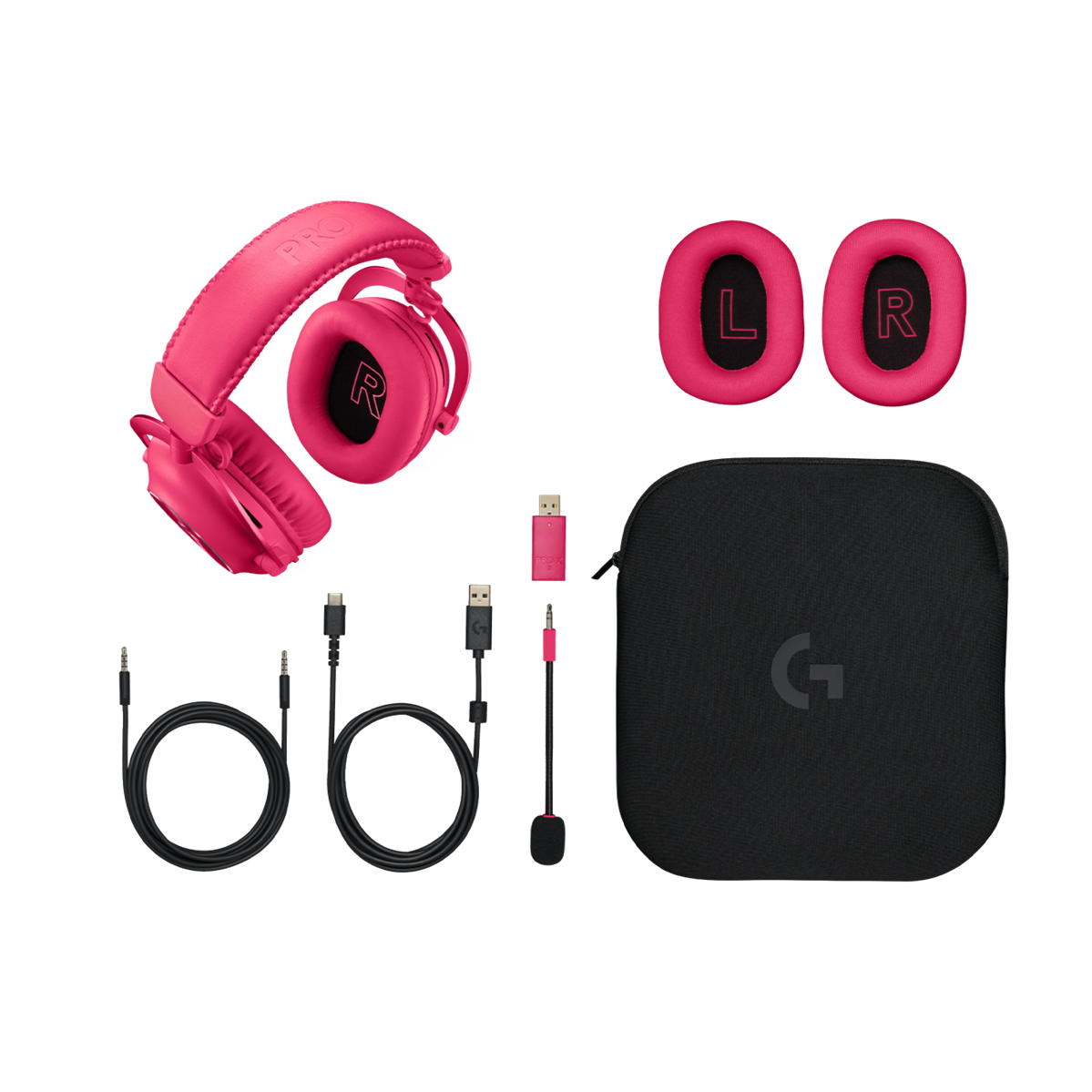 Ігрова гарнітура Logitech G Pro X 2 LIGHTSPEED Gaming-Headset - Magenta (981-001275)
