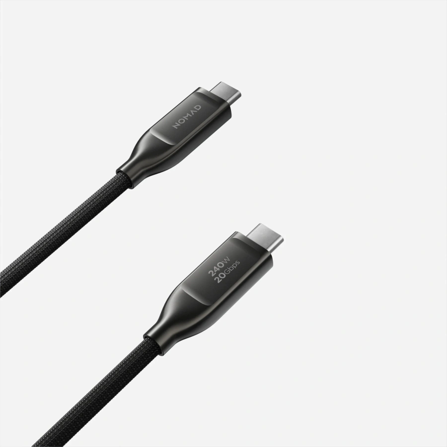 Кабель Nomad USB4 Kevlar Cable 240W 1 m - Carbide (NM009827858)