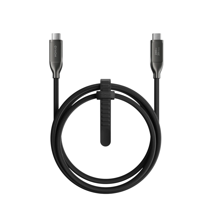 Кабель Nomad USB4 Kevlar Cable 240W 1 m - Carbide (NM009827858)