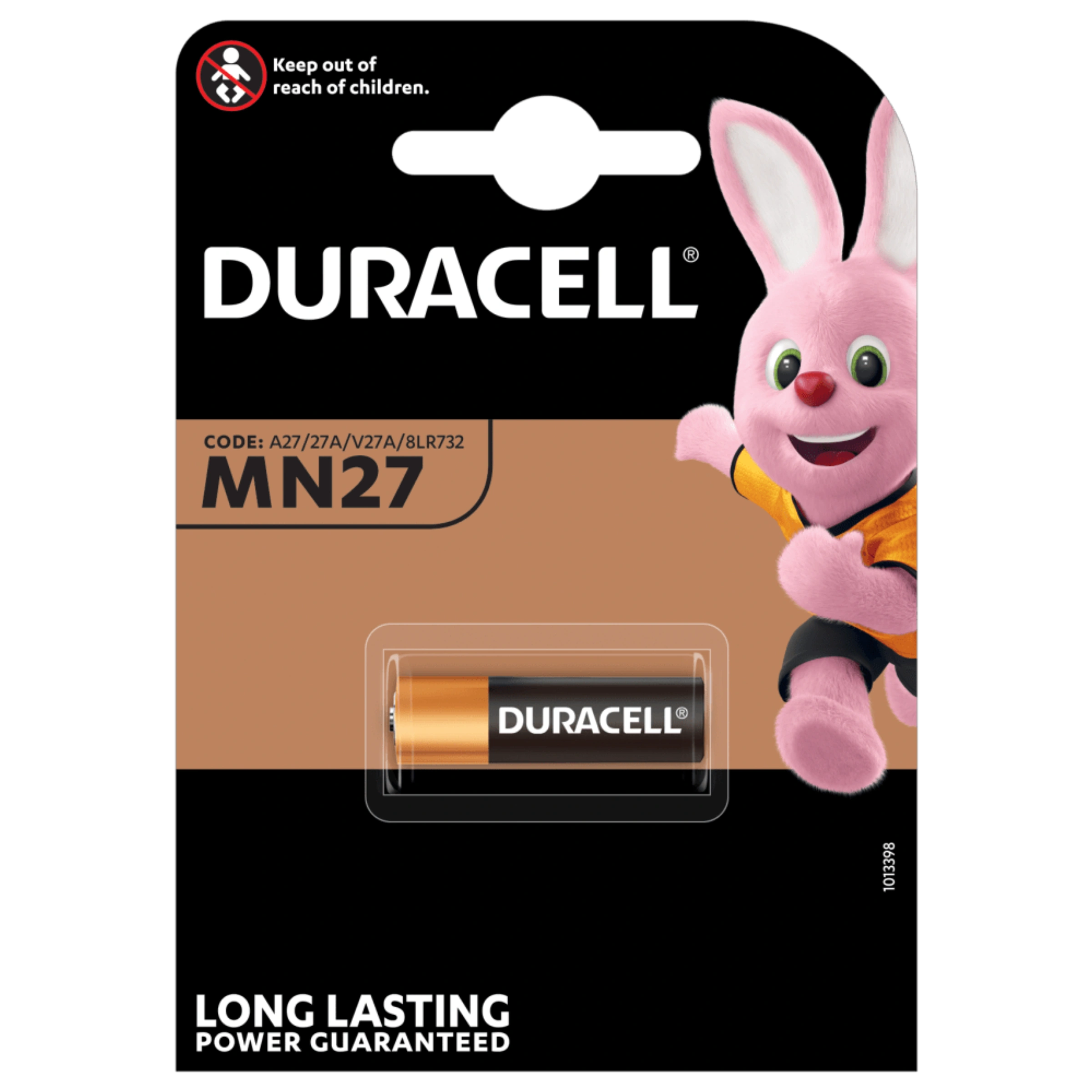 Лужна батарейка Duracell MN27 12V [A27/27A/V27A/8LR732] 1 шт. (5007388)