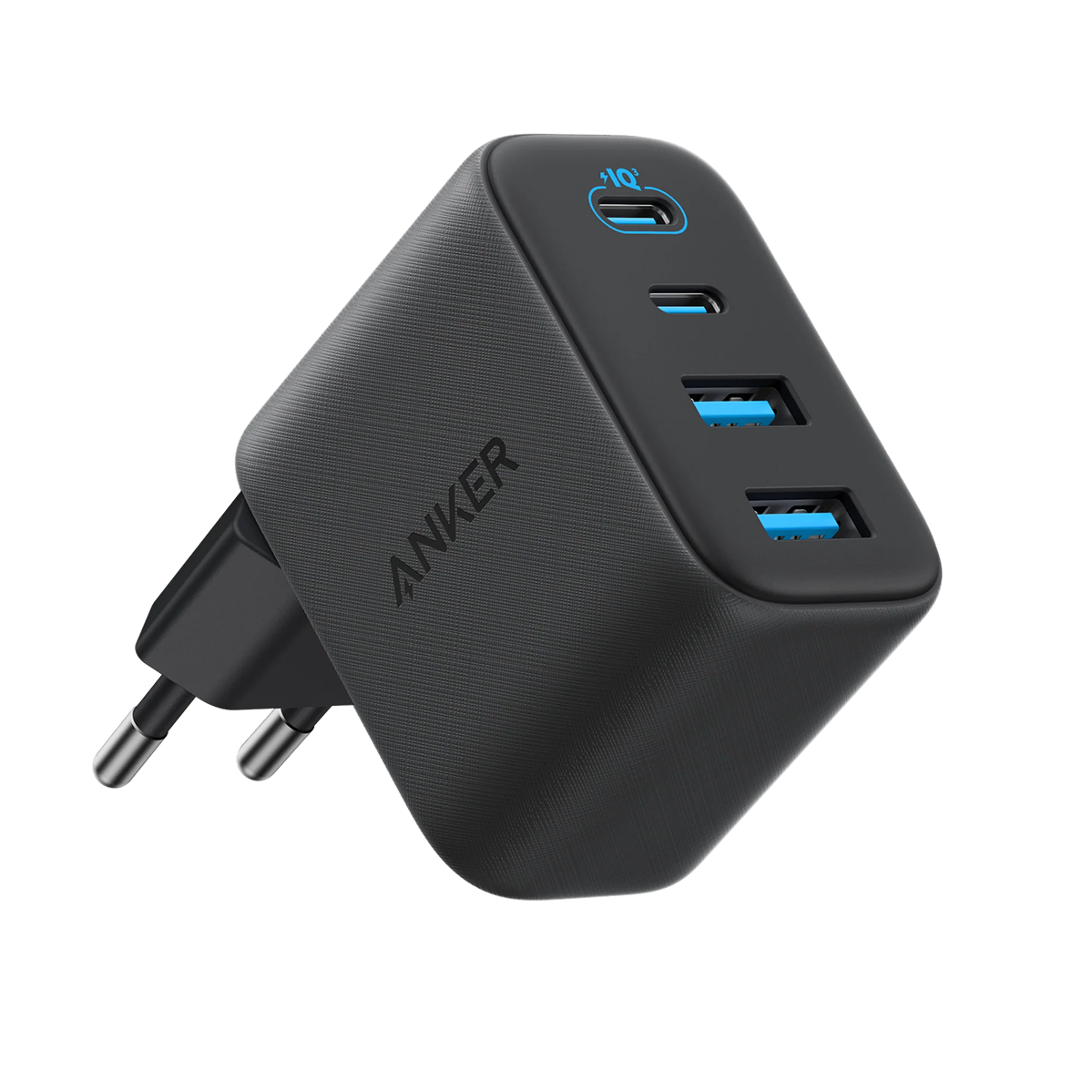 Мережевий зарядний пристрій Anker Zolo Charger 50W 2xUSB-C & 2xUSB-A - Black (A121EG11)