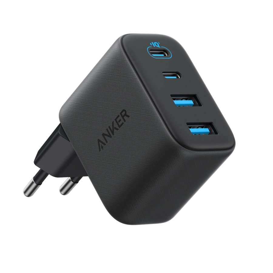 Мережевий зарядний пристрій Anker Zolo Charger 50W 2xUSB-C & 2xUSB-A - Black (A121EG11)