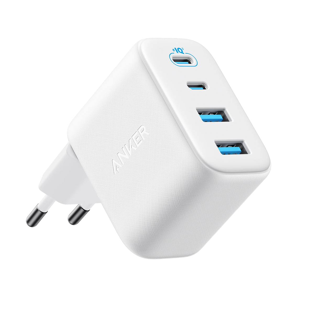 Мережевий зарядний пристрій Anker Zolo Charger 50W 2xUSB-C & 2xUSB-A - White (A121EG21)