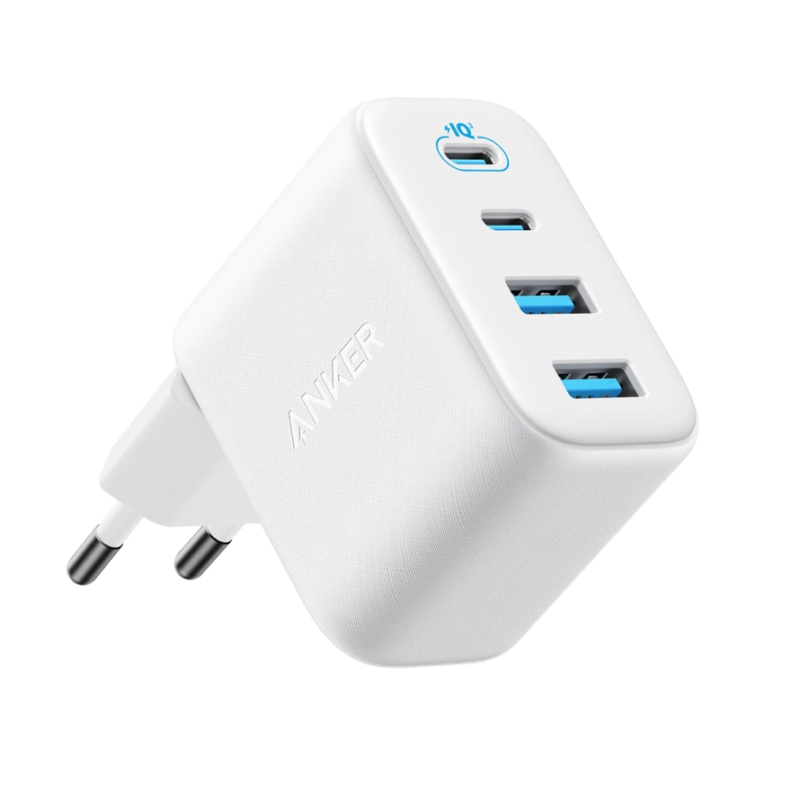 Мережевий зарядний пристрій Anker Zolo Charger 50W 2xUSB-C & 2xUSB-A - White (A121EG21)