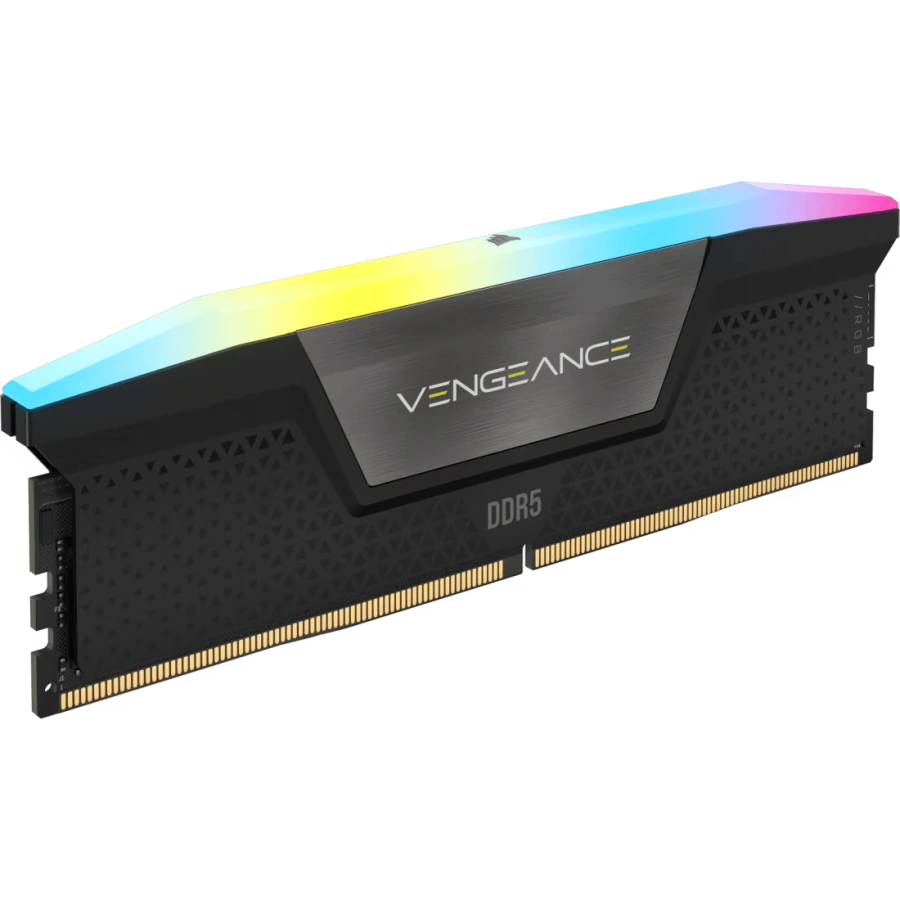 Оперативна пам'ять Corsair Vengeance RGB DDR5 32GB 2×16GB 6000 MHz CL32 (CMH32GX5M2B6000C32)