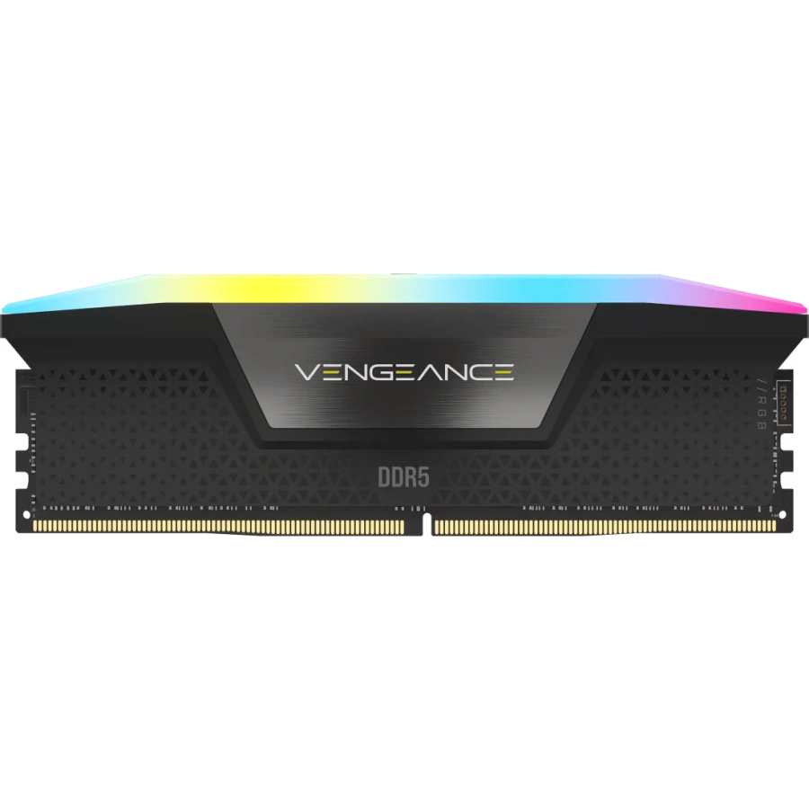 Оперативна пам'ять Corsair Vengeance RGB DDR5 32GB 2×16GB 6000 MHz CL32 (CMH32GX5M2B6000C32)