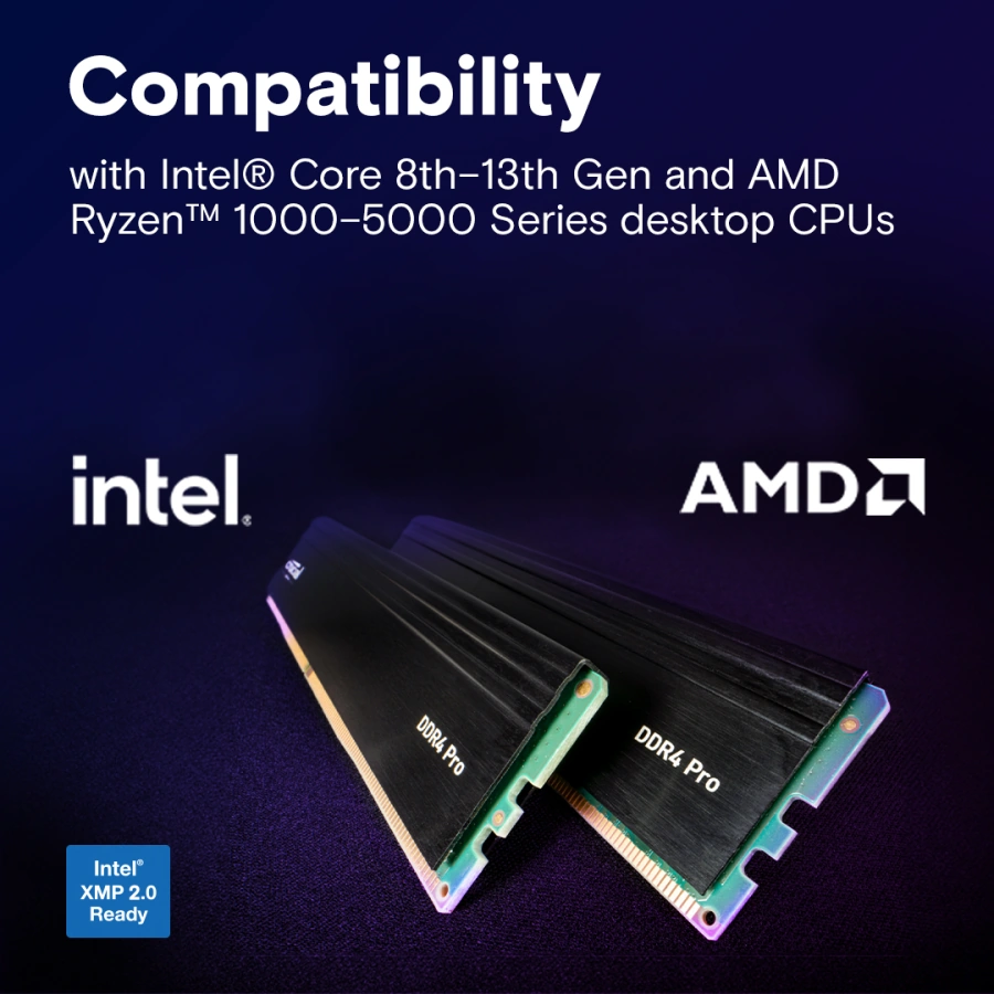 Оперативная память Crucial Pro DDR4 32GB 2×16GB 3200 MHz (CP2K16G4DFRA32A)