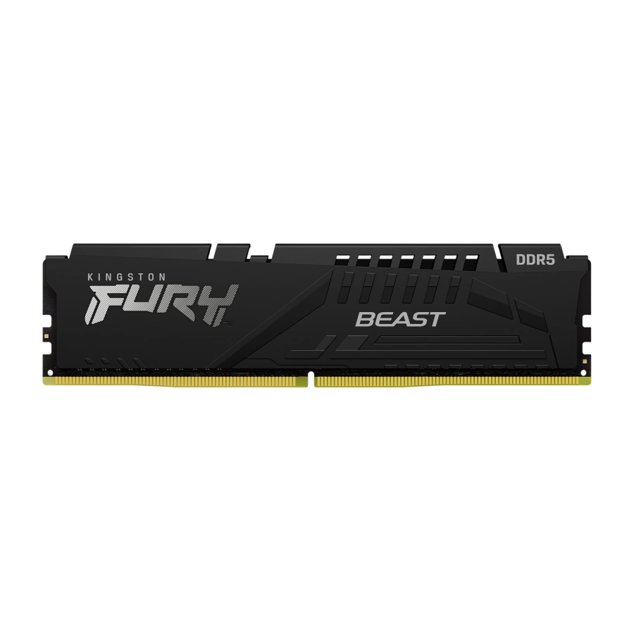 Оперативна пам'ять Kingston FURY Beast DDR5 16GB 2×8GB 6000 MHz CL40 (KF560C40BBK2-16)