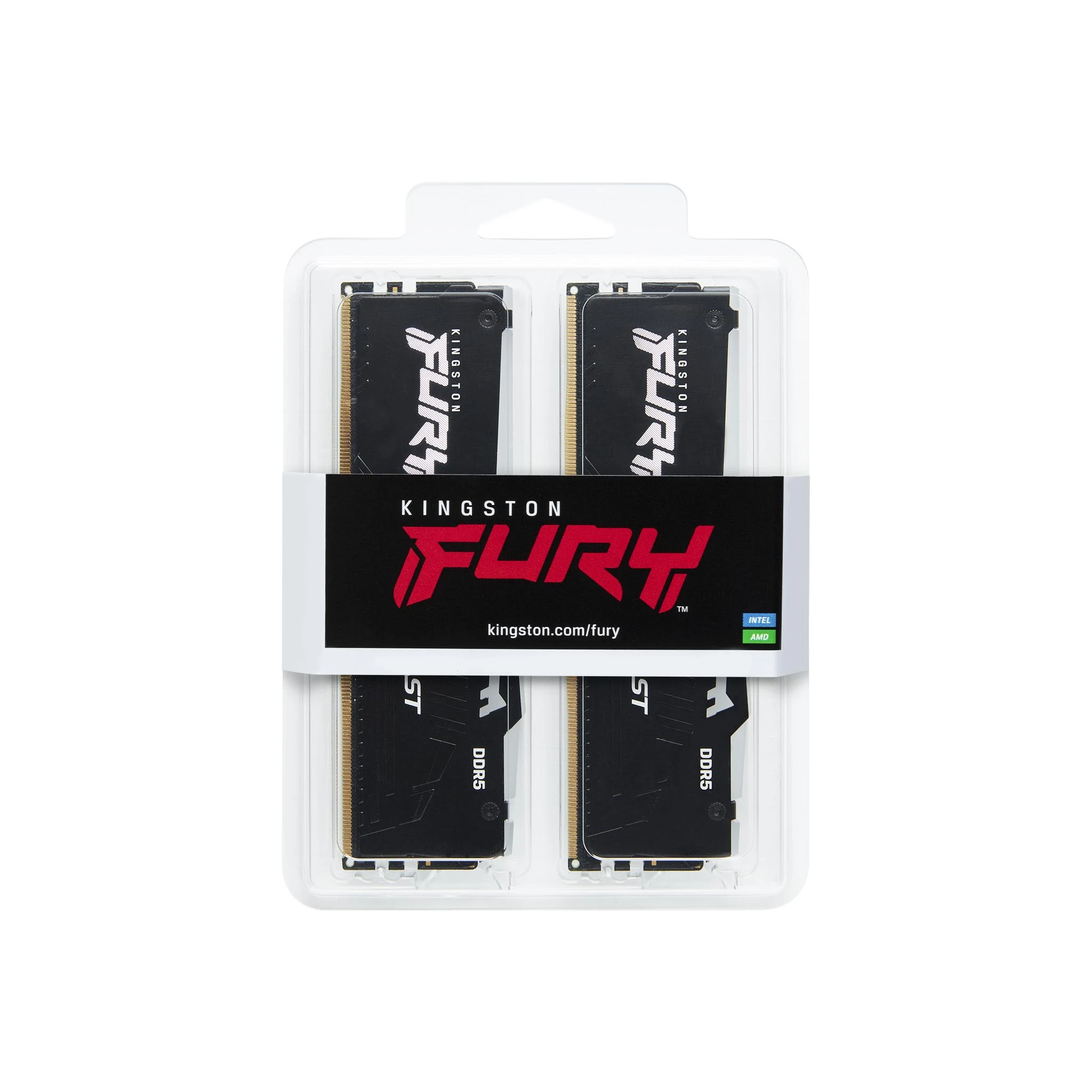 Оперативна пам'ять Kingston FURY Beast RGB DDR5 32GB 2×16GB 6000 MHz CL30 (KF560C30BBAK2-32)