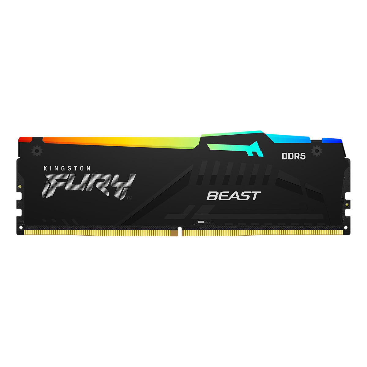 Оперативна пам'ять Kingston FURY Beast RGB DDR5 32GB 2×16GB 6000 MHz CL30 (KF560C30BBAK2-32)