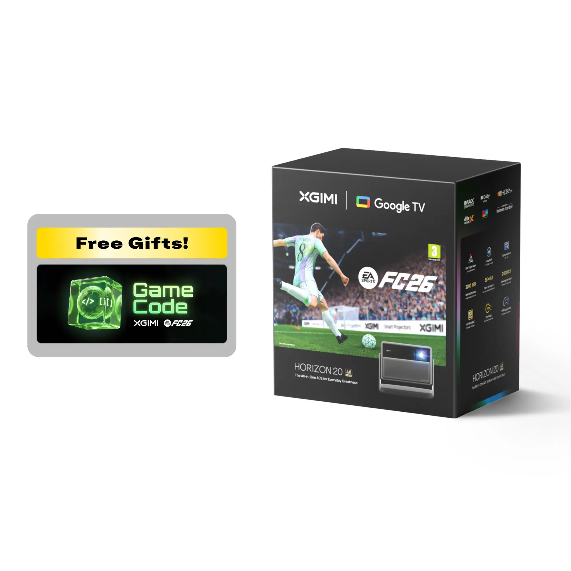 Проектор XGIMI Horizon 20 FIFA Edition (XR13A-1)