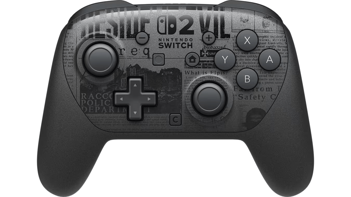 Професійний контролер Nintendo Switch 2 Pro Controller - Resident Evil Requiem Edition (00045496886288)