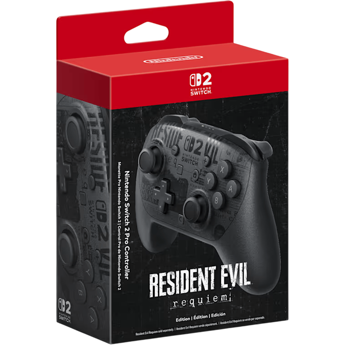 Професійний контролер Nintendo Switch 2 Pro Controller - Resident Evil Requiem Edition (00045496886288)