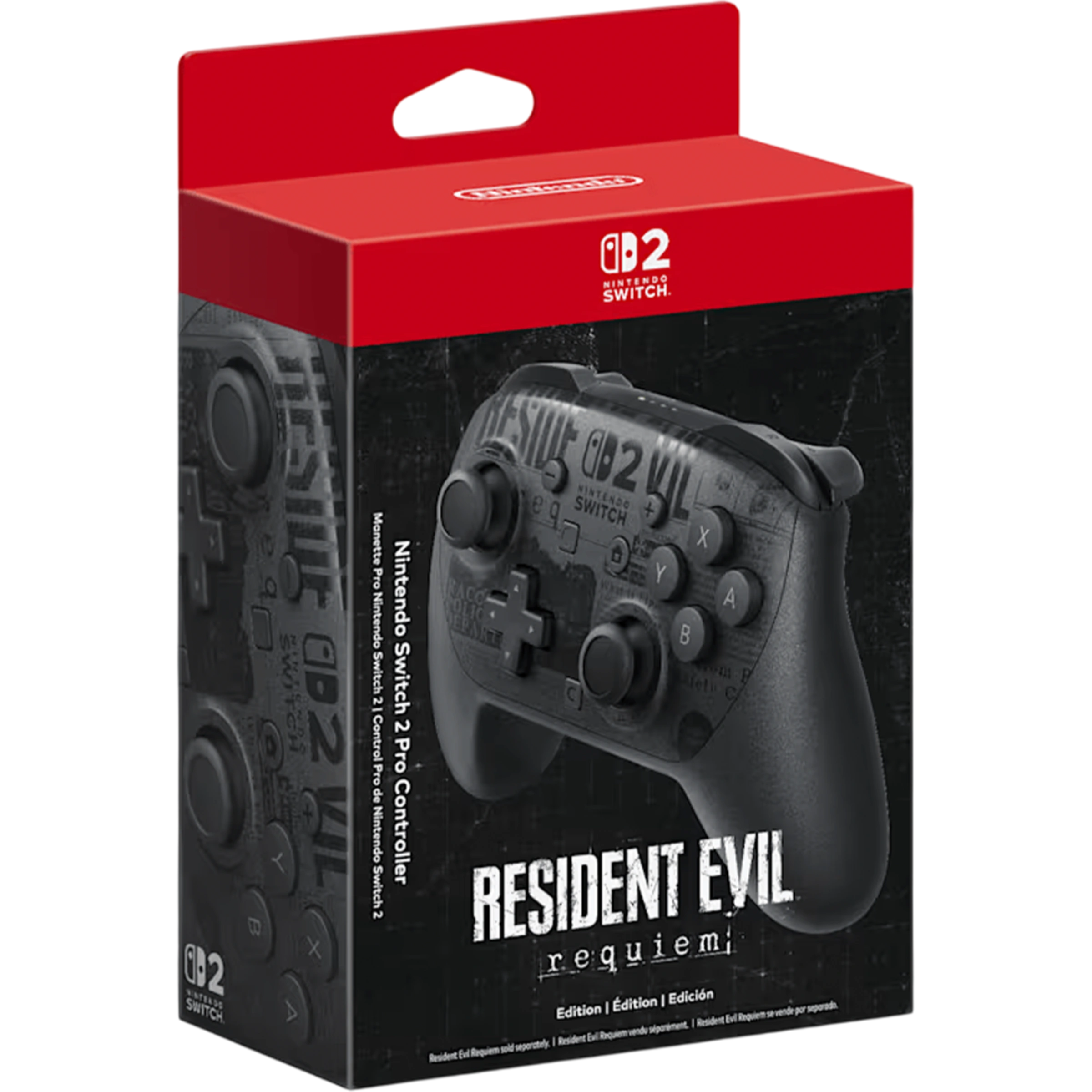Професійний контролер Nintendo Switch 2 Pro Controller - Resident Evil Requiem Edition (00045496886288)