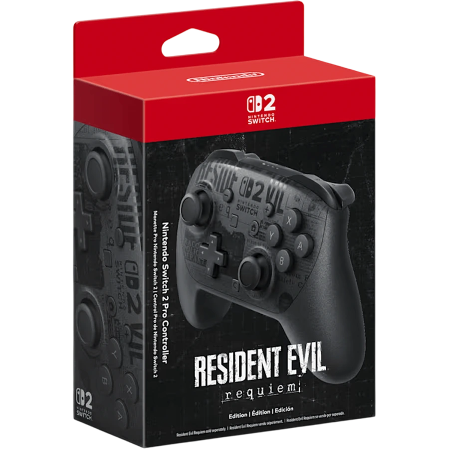 Професійний контролер Nintendo Switch 2 Pro Controller - Resident Evil Requiem Edition (00045496886288)