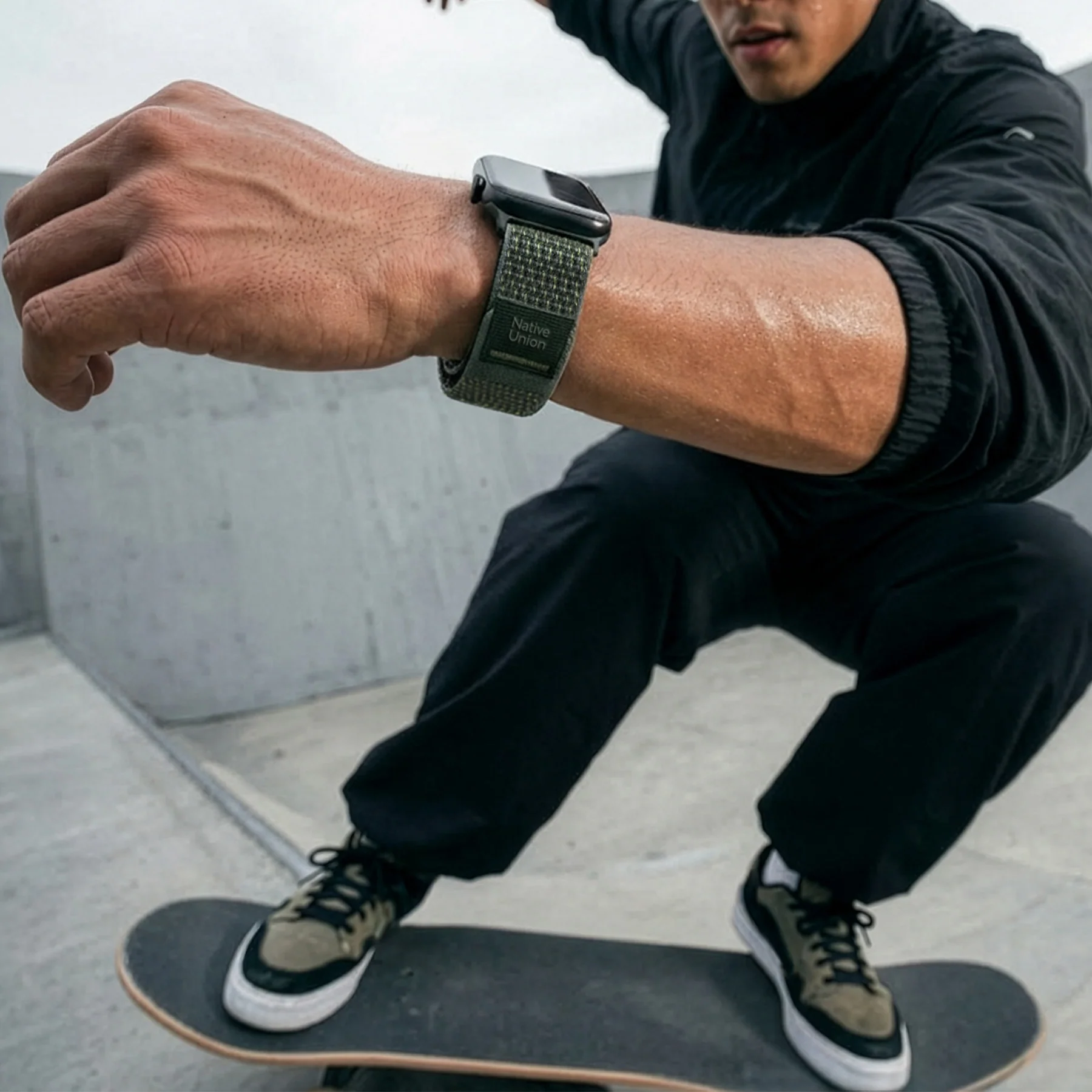Ремешок Native Union Active Sport Loop Band for Apple Watch 40/41/42mm - Slate Green (ACTLOOP-AW-S-GRN)