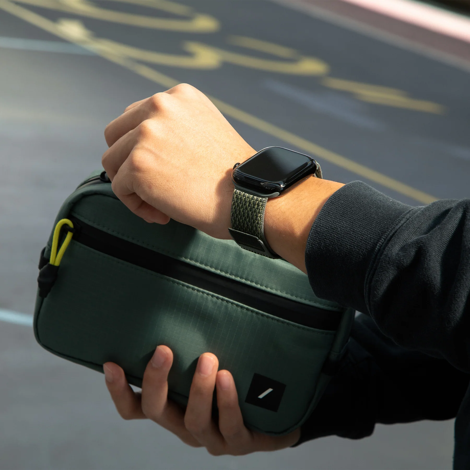Ремешок Native Union Active Sport Loop Band for Apple Watch 40/41/42mm - Slate Green (ACTLOOP-AW-S-GRN)