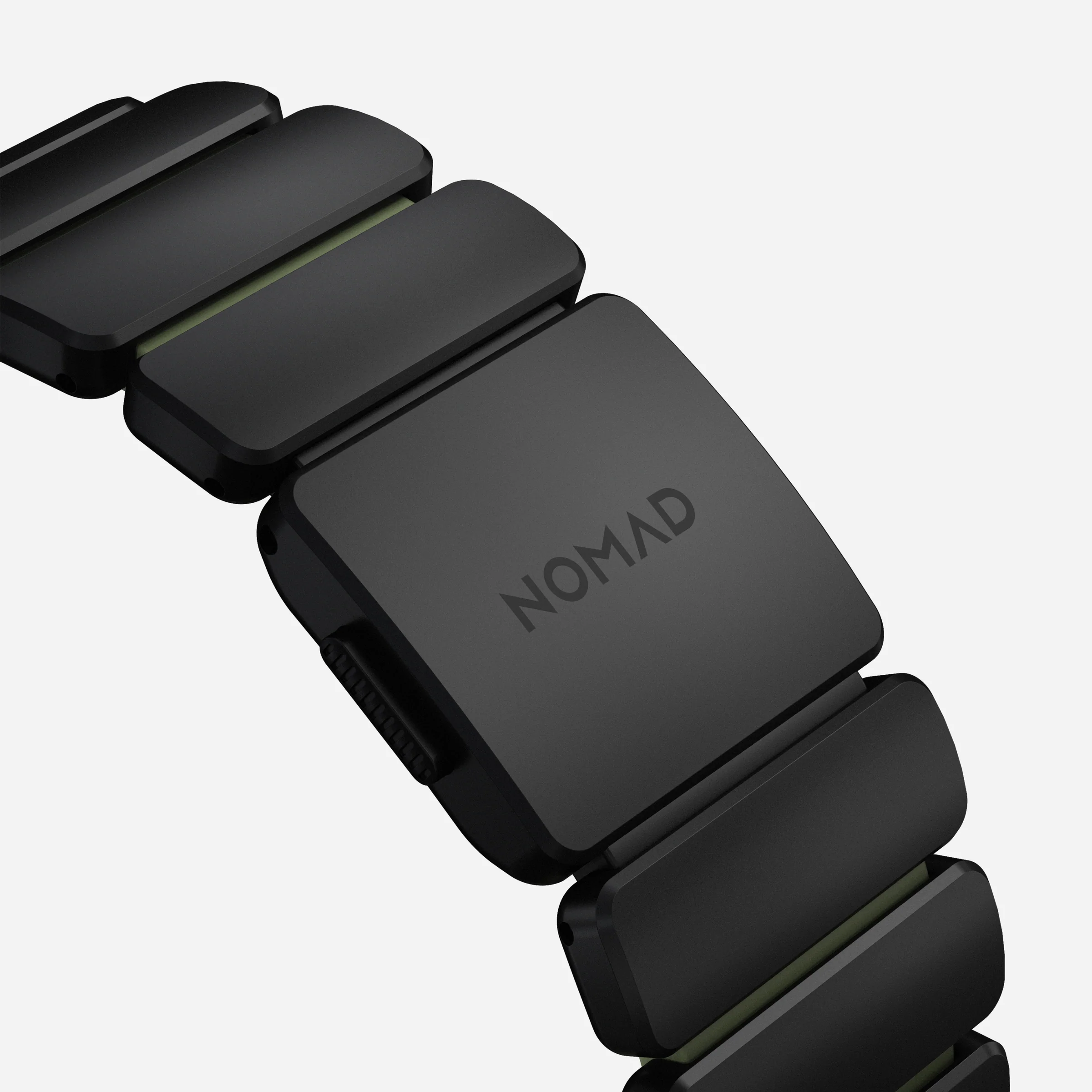Ремінець Nomad Stratos Band Black Hardware для Apple Watch 46mm/49mm - Forest (NM009575858)