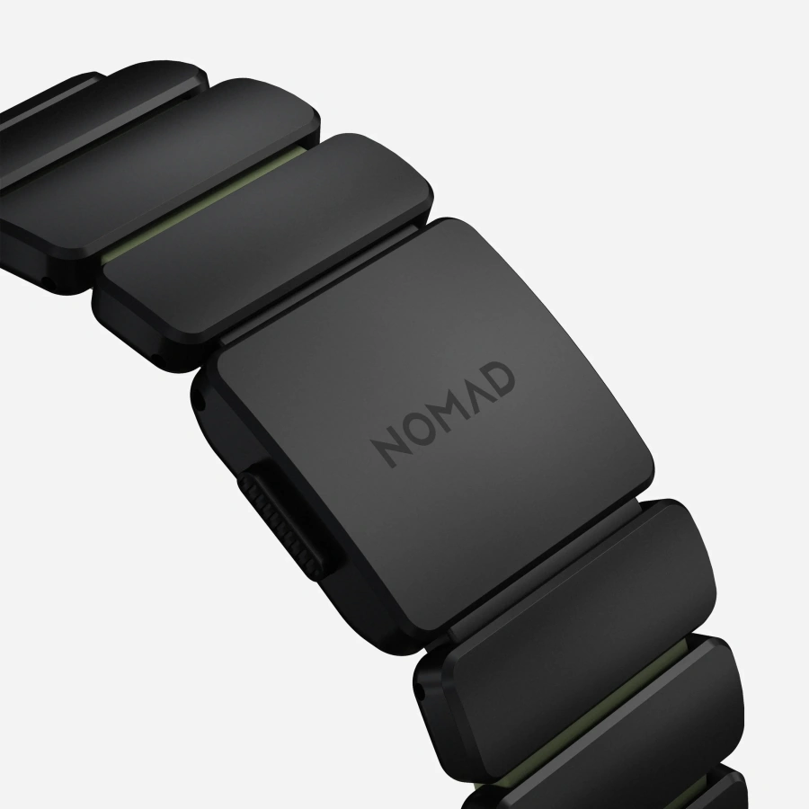 Ремінець Nomad Stratos Band Black Hardware для Apple Watch 46mm/49mm - Forest (NM009575858)