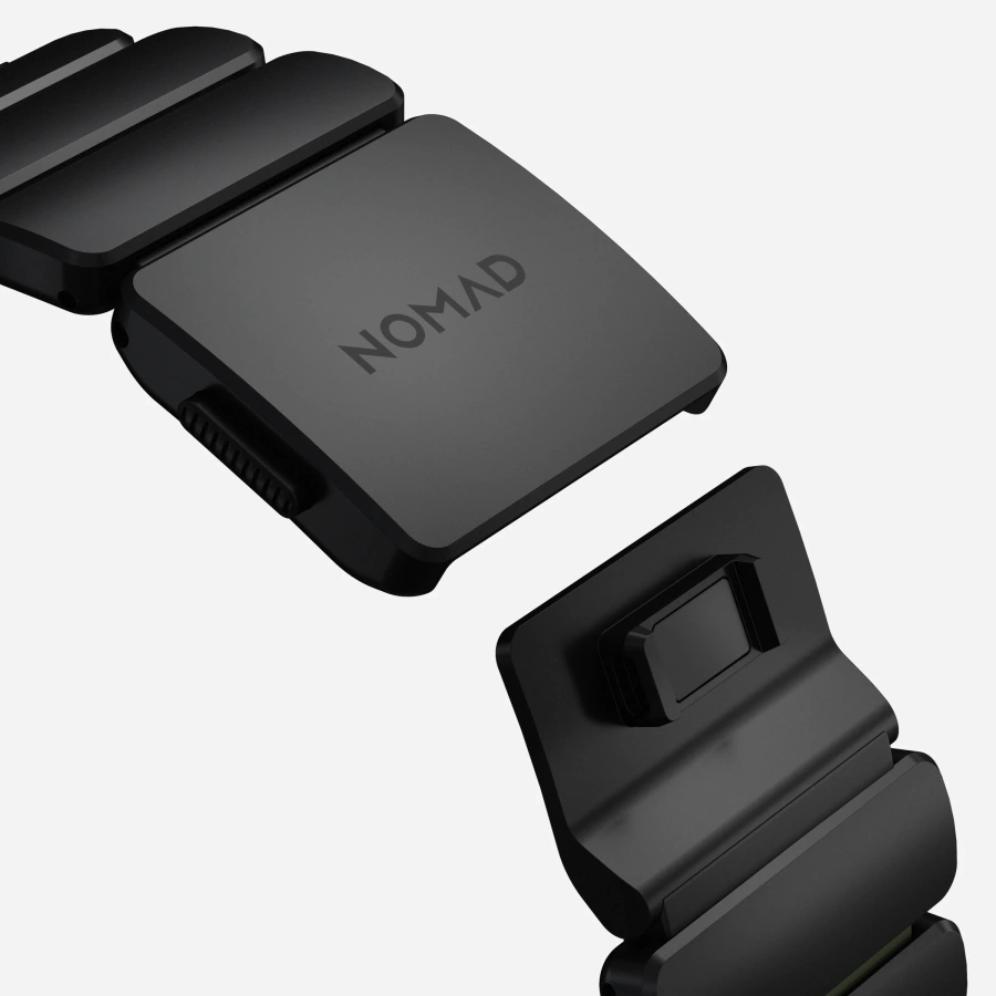 Ремінець Nomad Stratos Band Black Hardware для Apple Watch 46mm/49mm - Forest (NM009575858)