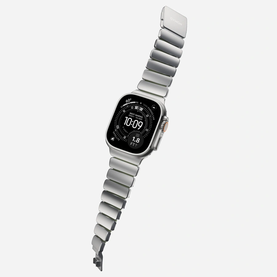 Ремінець Nomad Stratos Band Natural Hardware для Apple Watch 46mm/49mm - Forest (NM009568858)