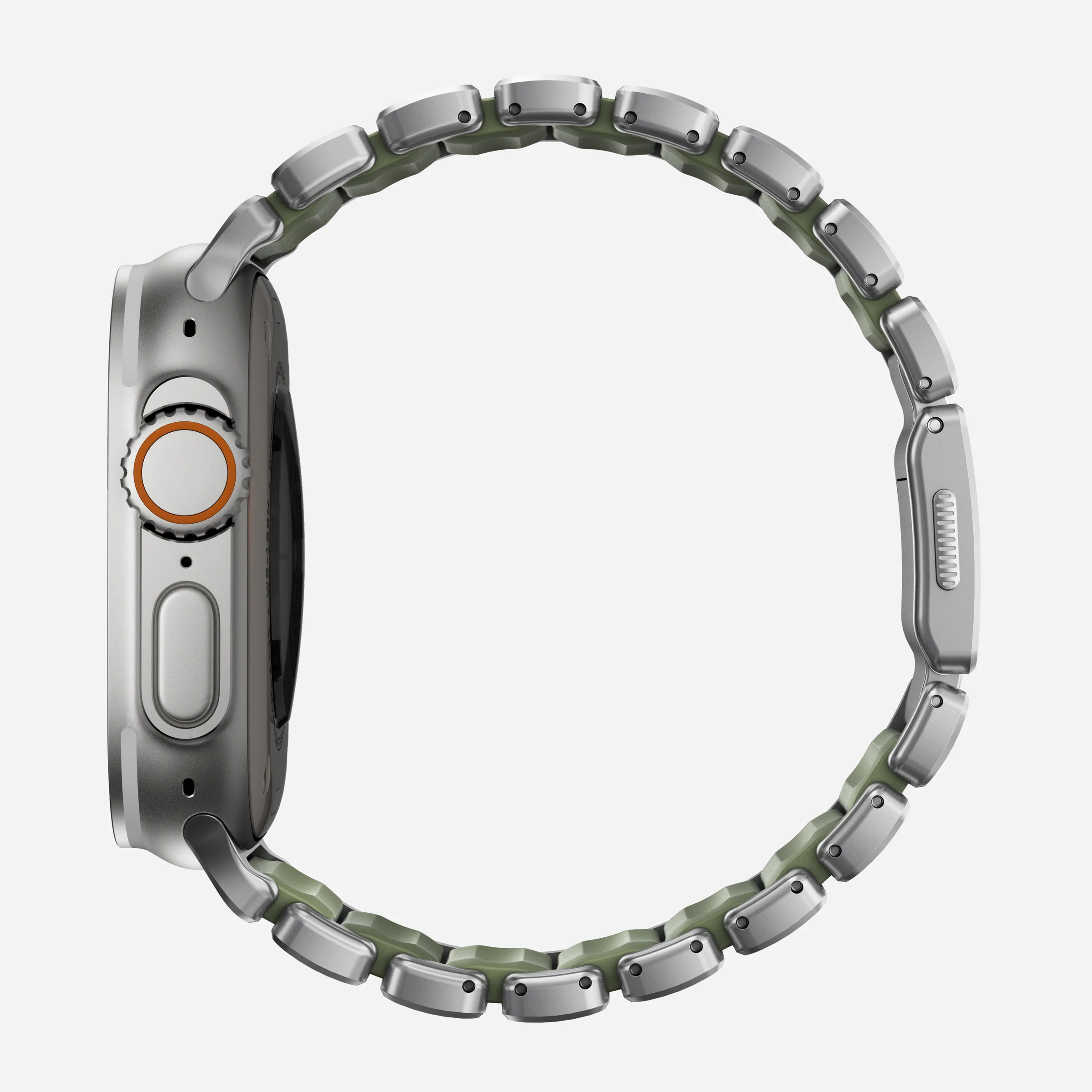 Ремінець Nomad Stratos Band Natural Hardware для Apple Watch 46mm/49mm - Forest (NM009568858)
