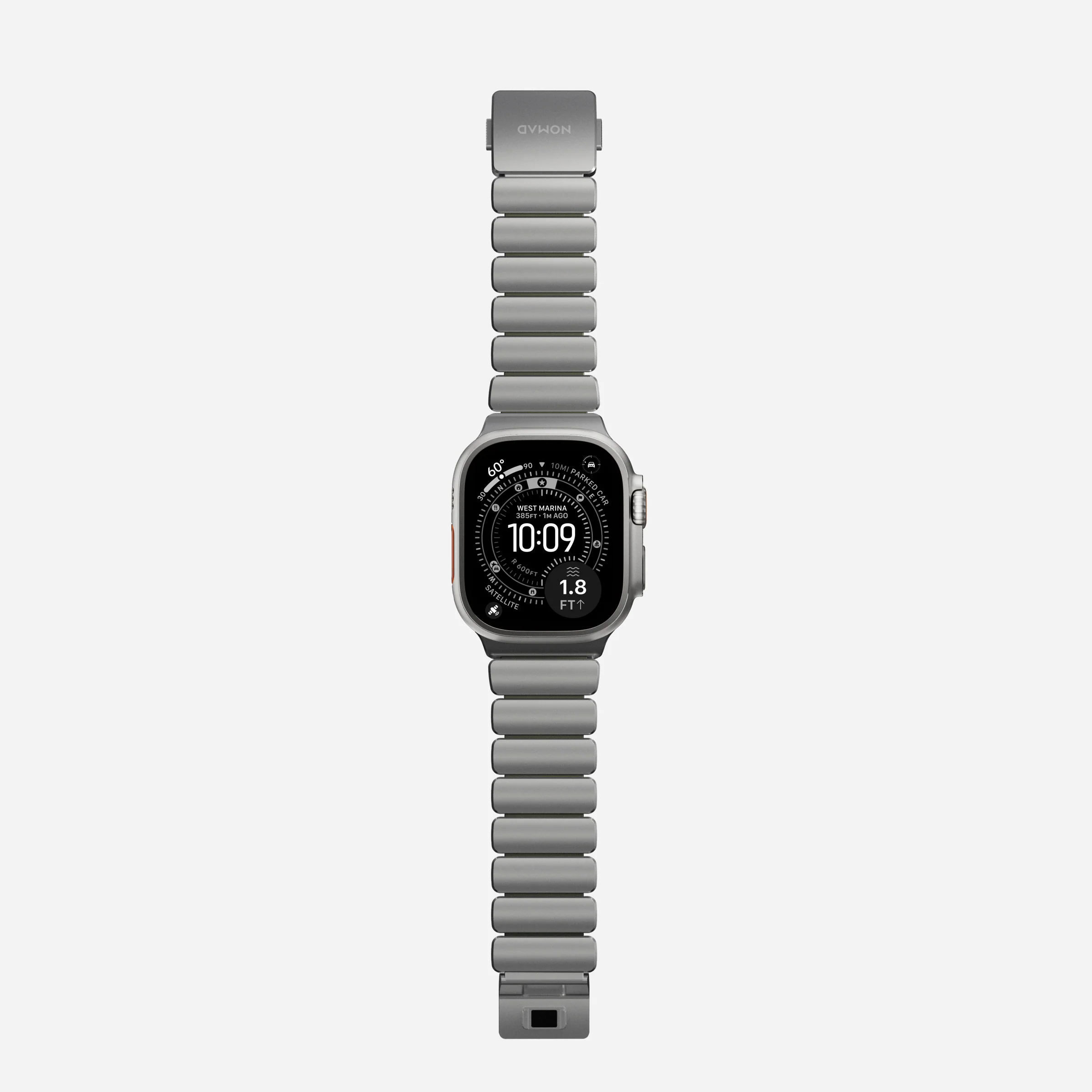 Ремінець Nomad Stratos Band Natural Hardware для Apple Watch 46mm/49mm - Forest (NM009568858)