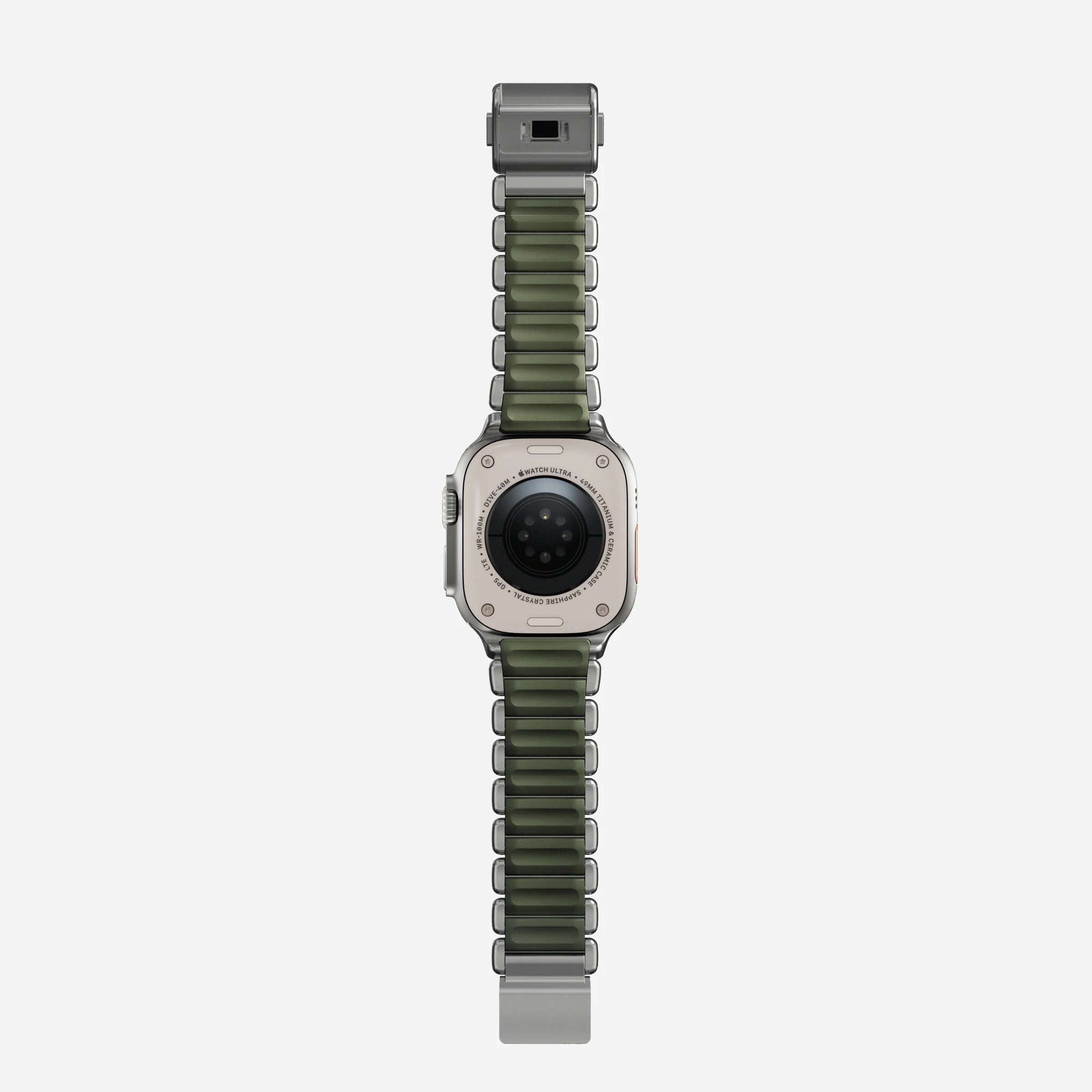 Ремінець Nomad Stratos Band Natural Hardware для Apple Watch 46mm/49mm - Forest (NM009568858)