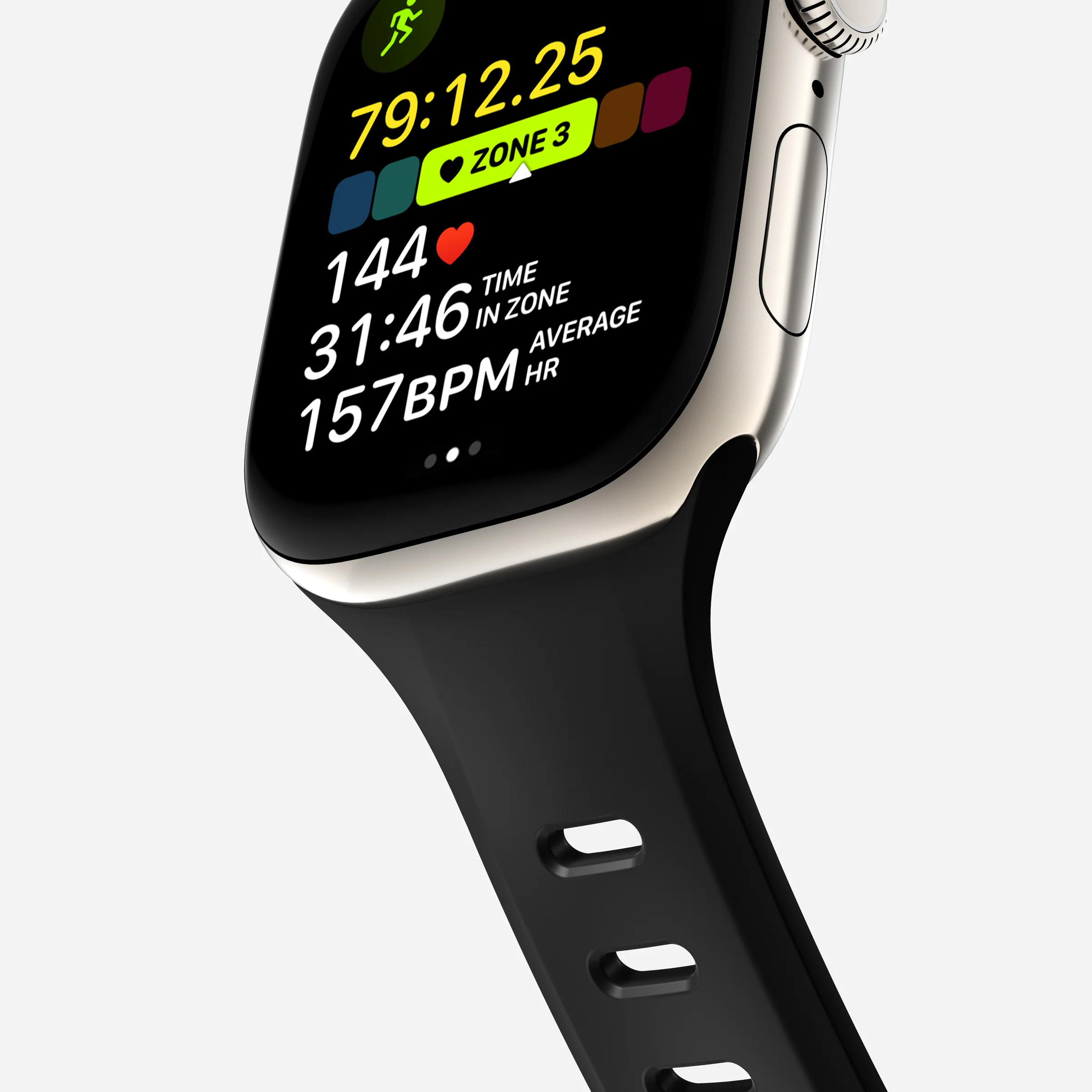 Ремешок NOMAD Tempo Band для Apple Watch 41mm/42mm - Black (NM011406858)