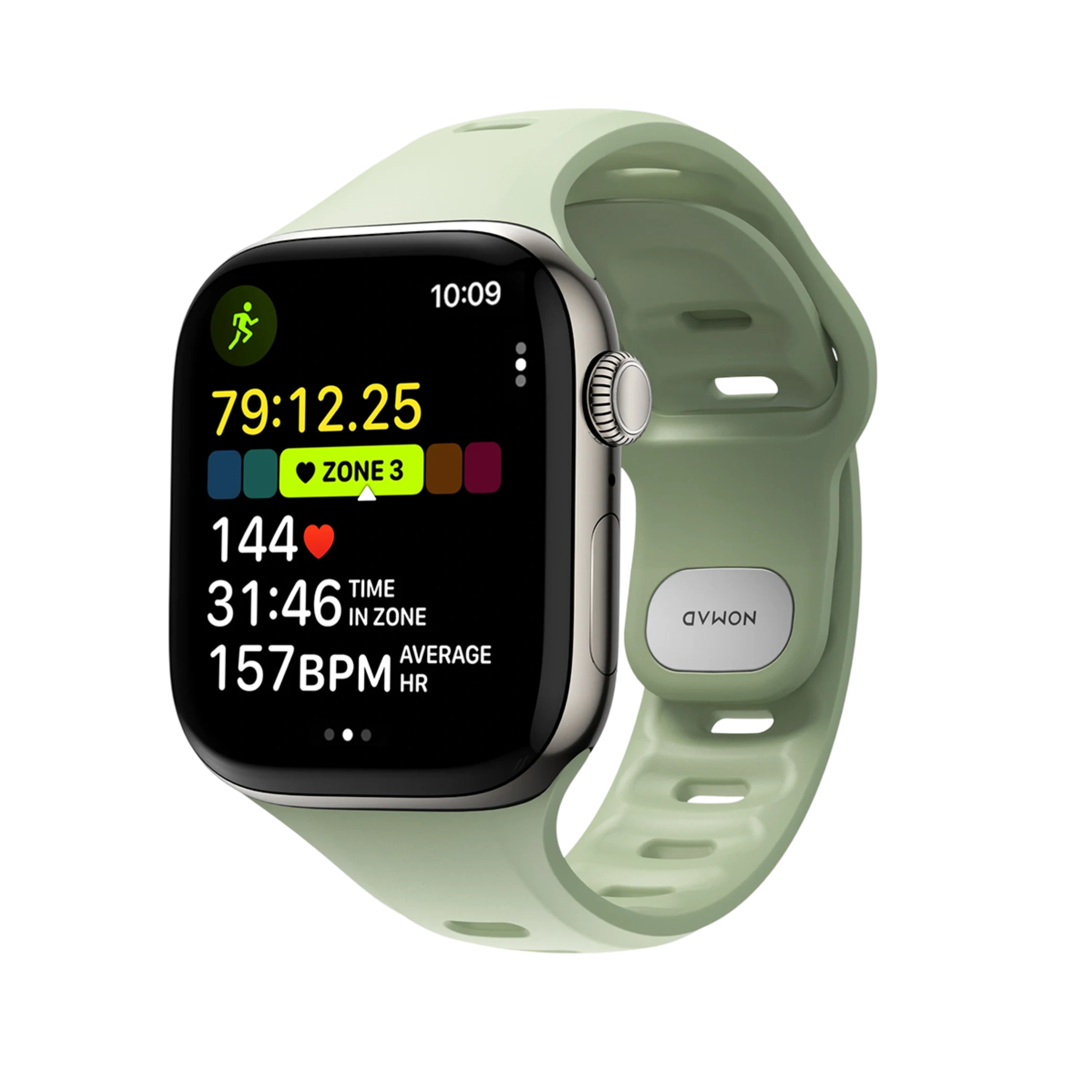 Ремешок NOMAD Tempo Band для Apple Watch 41mm/42mm - Seagrass (NM009780858)