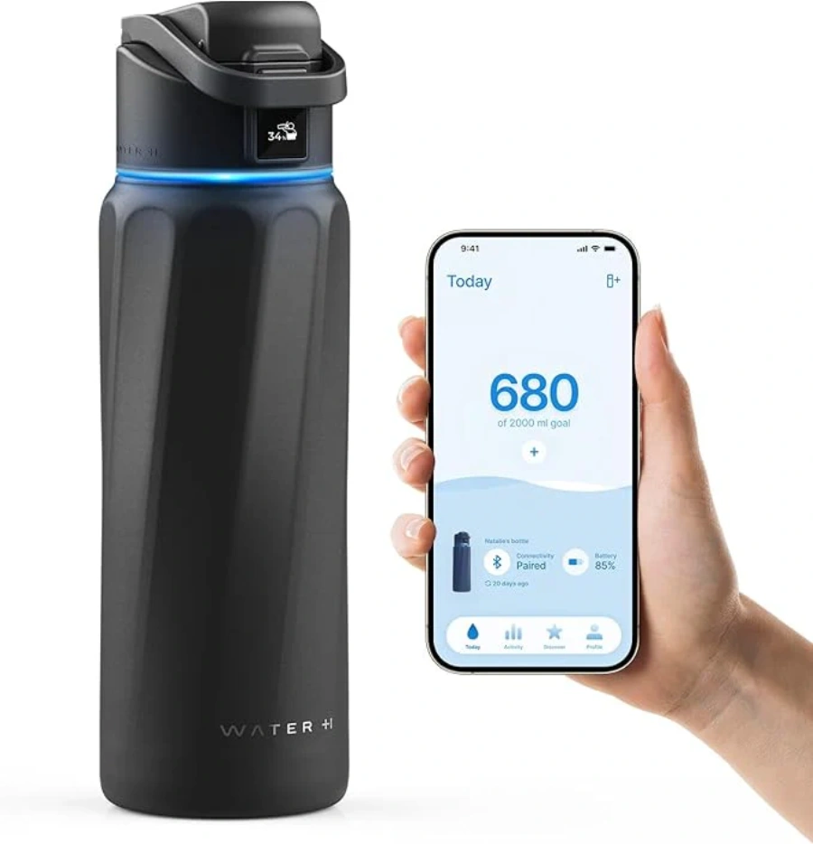 Умная бутылка для воды WaterH BOOST 32oz/946ml - Black (B003BK)