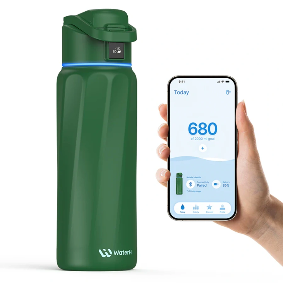 Умная бутылка для воды WaterH BOOST 32oz/946ml - Emerald Green