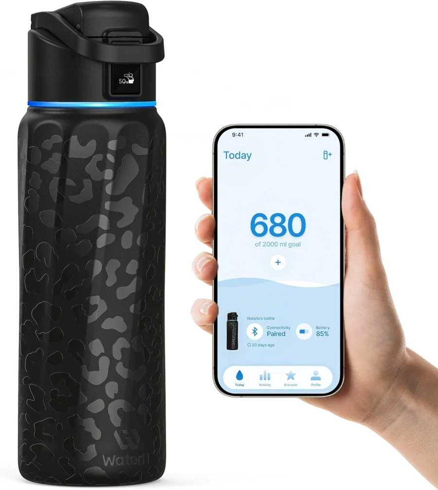 Умная бутылка для воды WaterH BOOST 32oz/946ml - Midnight Black