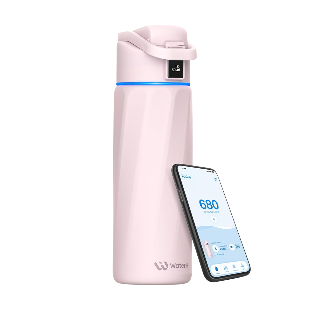 Умная бутылка для воды WaterH Boost 24oz/710ml - Cherry Blossoms