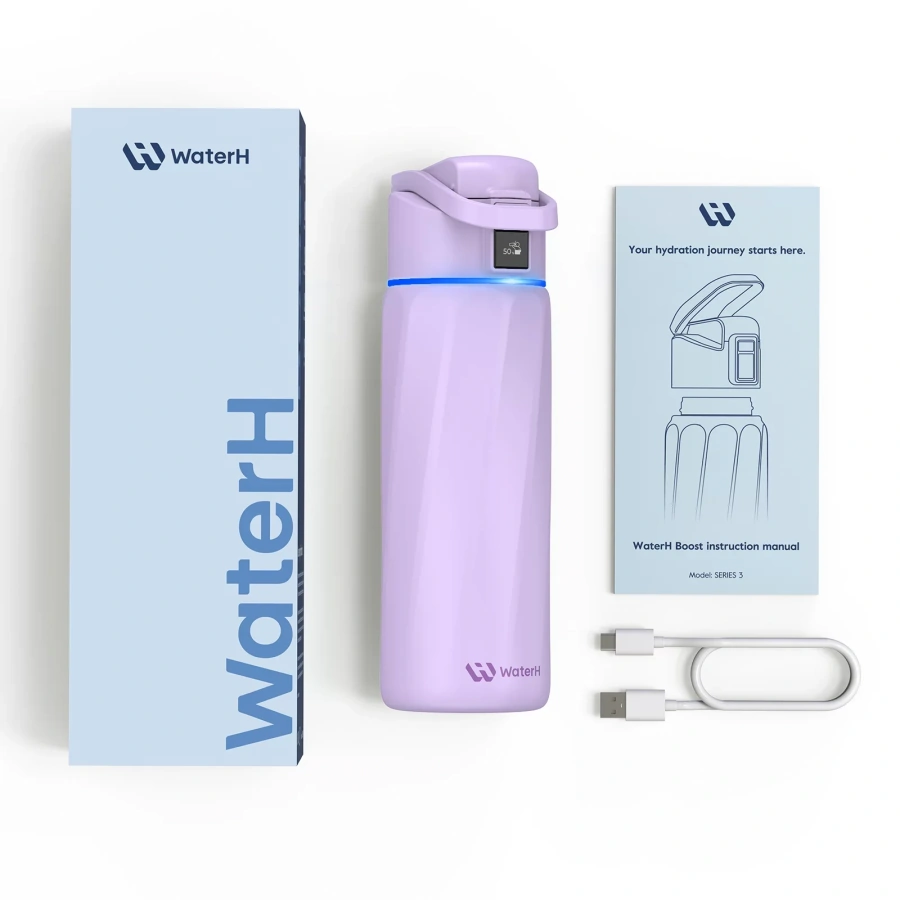 Умная бутылка для воды WaterH BOOST 24oz/710ml - Purple (B003-24OZ-PL)