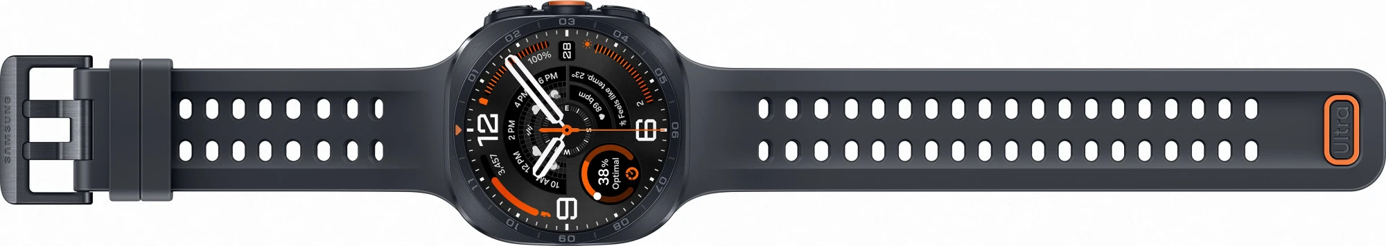 Смарт-часы Samsung Galaxy Watch Ultra2 Titanium Grey 47mm LTE with Black Marine Band - S/M/L (SM-L715FZKA)