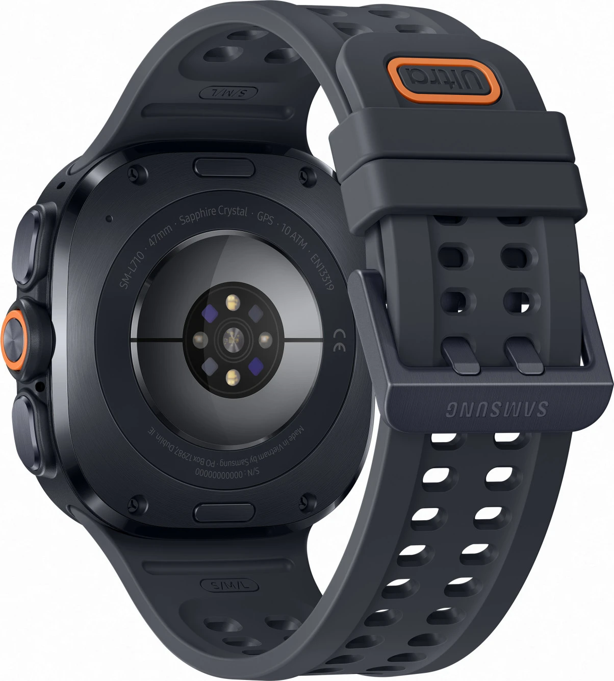 Смарт-часы Samsung Galaxy Watch Ultra2 Titanium Grey 47mm LTE with Black Marine Band - S/M/L (SM-L715FZKA)