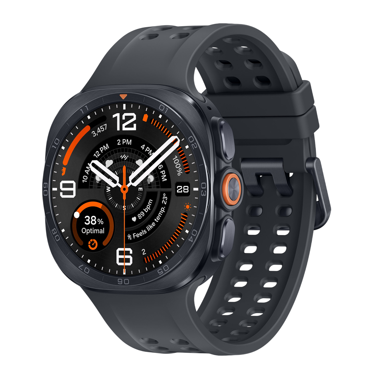 Смарт-часы Samsung Galaxy Watch Ultra2 Titanium Grey 47mm LTE with Black Marine Band - S/M/L (SM-L715FZKA)