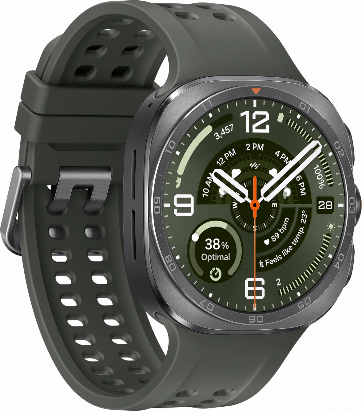 Смарт-часы Samsung Galaxy Watch Ultra2 Titanium Silver 47mm LTE with Black Marine Band - S/M/L (SM-L715FZSA)